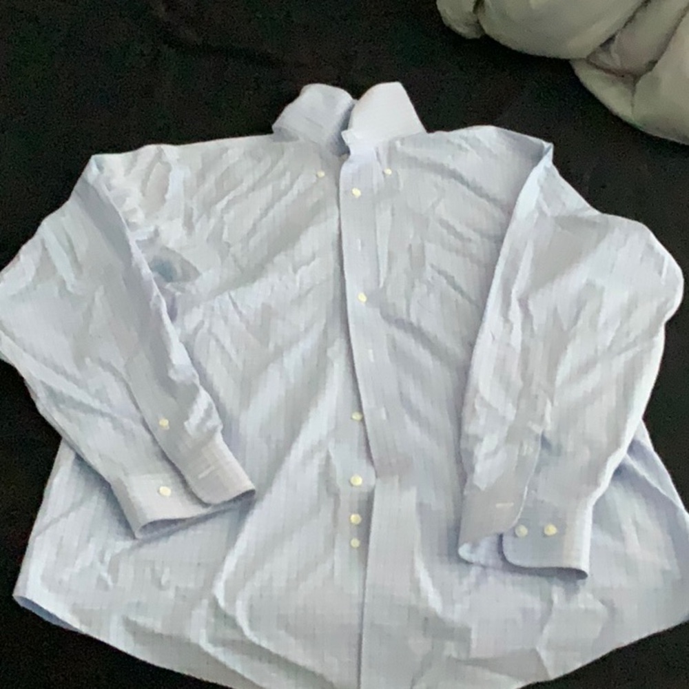 Brooks Brothers Blue Dress Shirt Classic Cotton